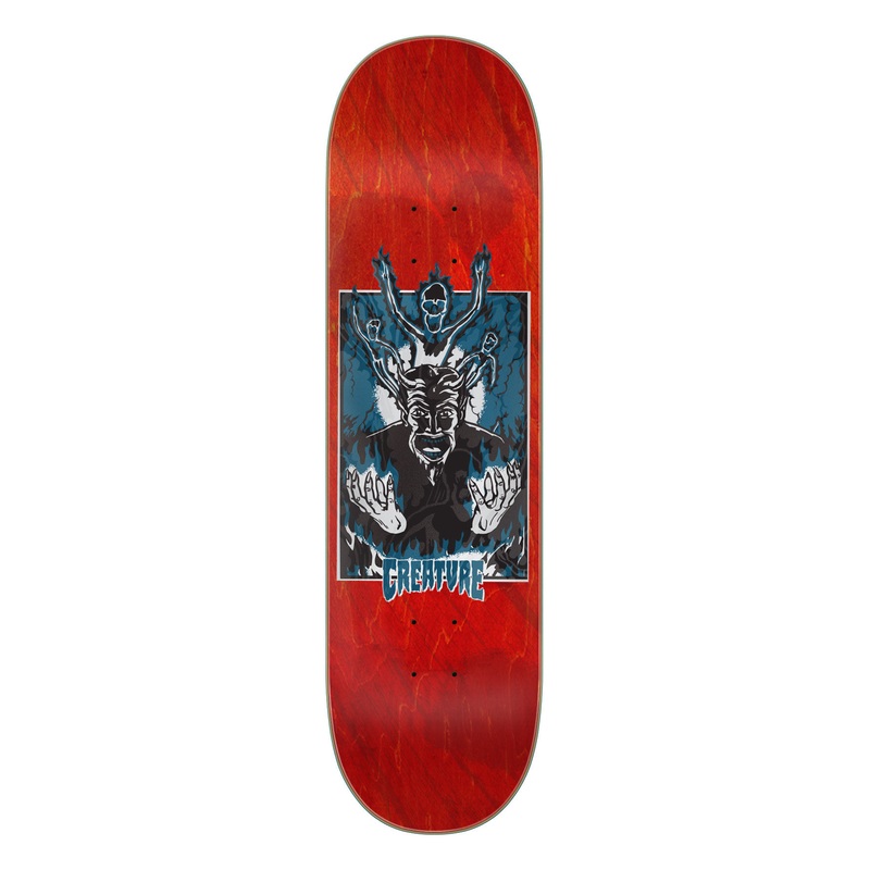 8.6in Hell 2 Creature Birch Skateboard Deck No Color 8.6in x 32.11in