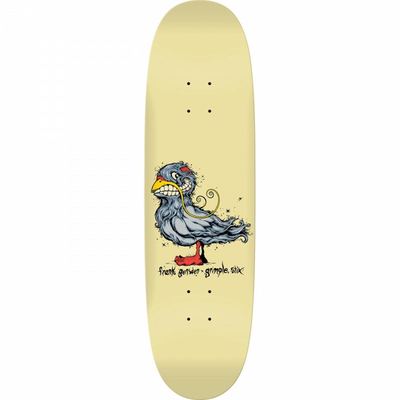 Antihero Gerwer Pigeon Vision 8.75″ Cream Skateboard Deck