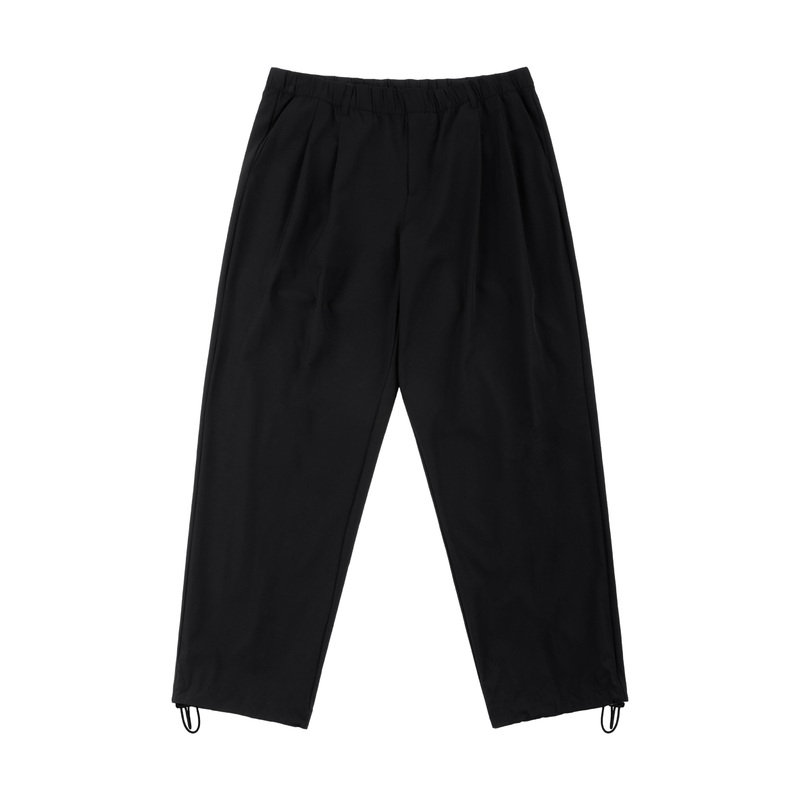 Dime Pleated Nylon Pants Black M