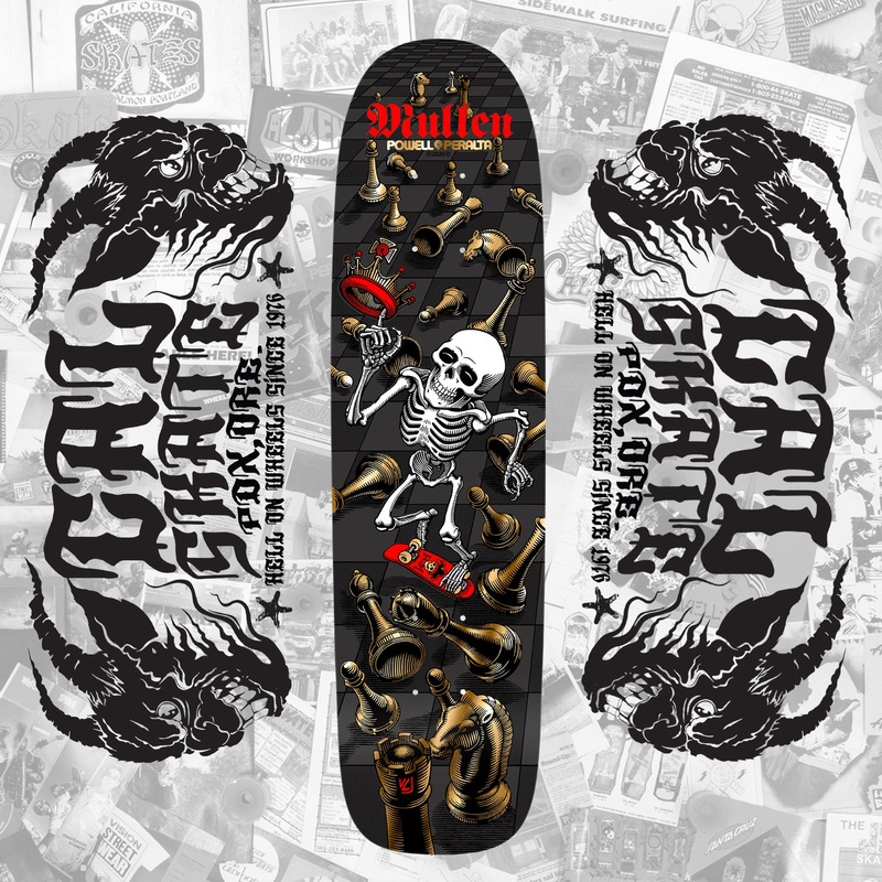 FIRE SALE Powell Peralta “Rodney Mullen- Bones Brigade” Series 16 Limited Edition Deck