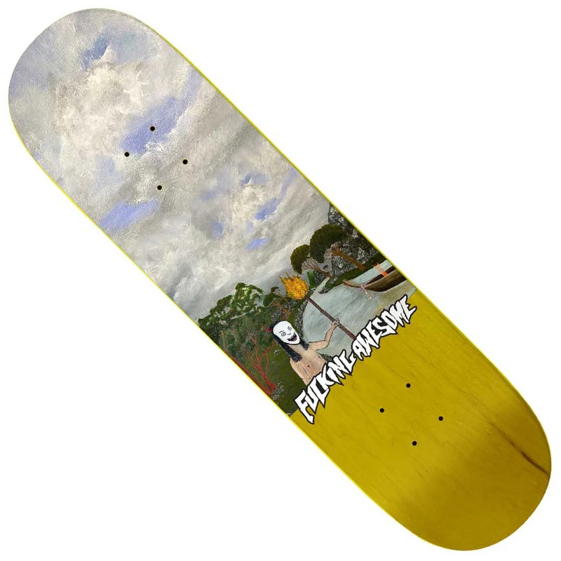 Fucking Awesome Aidan Mackey No World Order Deck Assorted Woodgrain 8.44 x 31.89 WB:14.19
