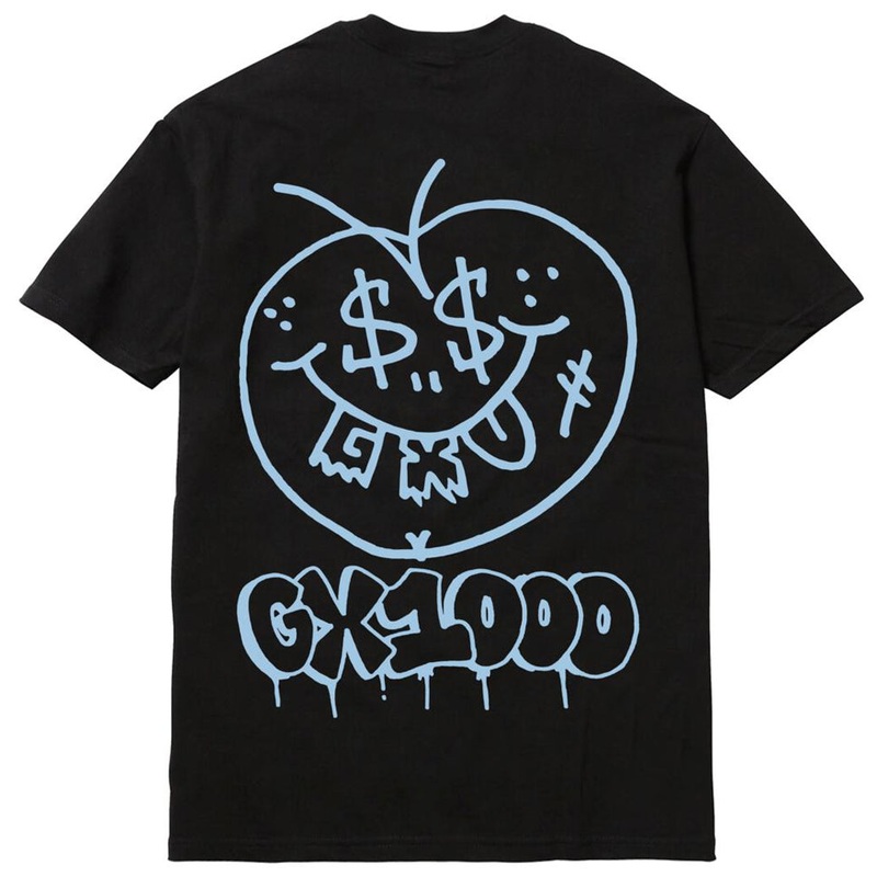 GX1000 Face Plant T Shirt Black Medium