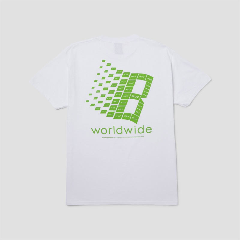 HUF X Bronze Shortsleeve T-Shirt White Small