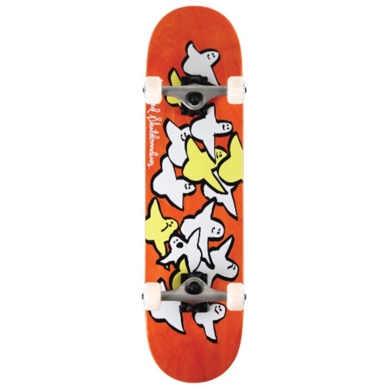 Krooked Birds Complete Skateboard 7.75″ 7.75″ Orange Veneer