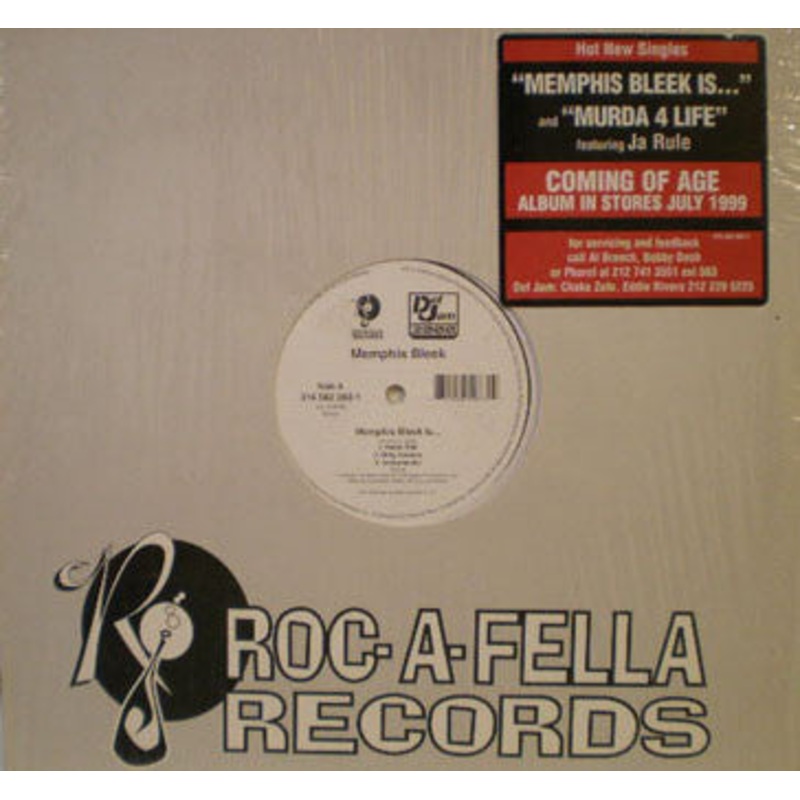 Memphis Bleek  Memphis Bleek Is… / Murda 4 Life Vinyl LP Record *Used 1999 Release*