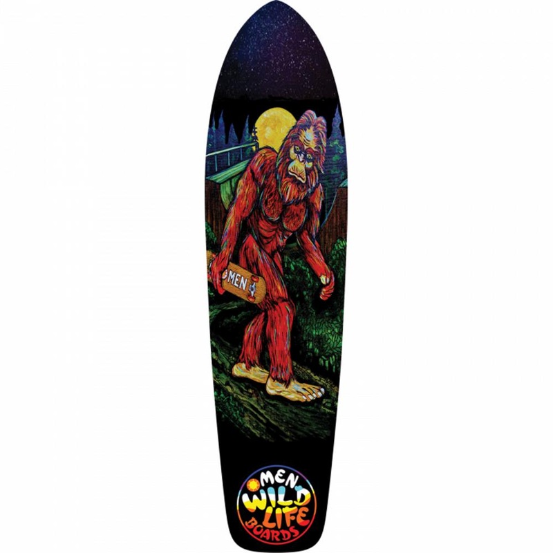 Omen Circle Bigfoot 40″ Kicktail Longboard Deck Deck