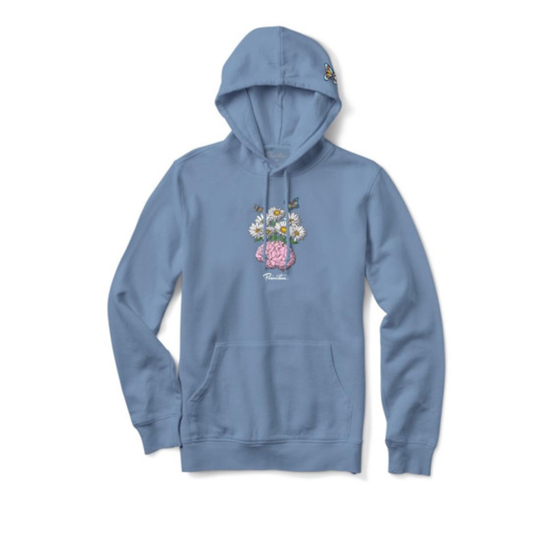 Primitive Mental Wealth Hoodie Medium Blue Medium