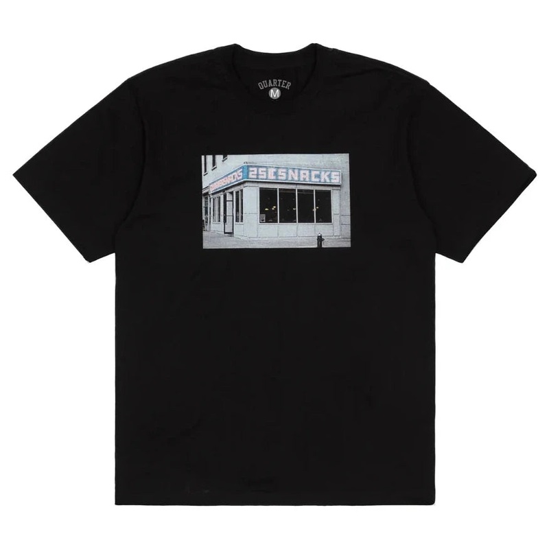 Quartersnacks Diner Tee Black L