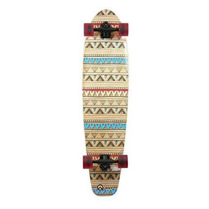 Quest Native Spirit 40 Kicktail Longboard Complete