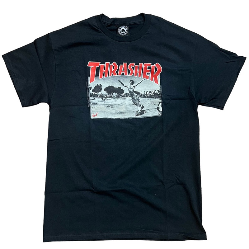Thrasher Tee Jake The Dish Black MD