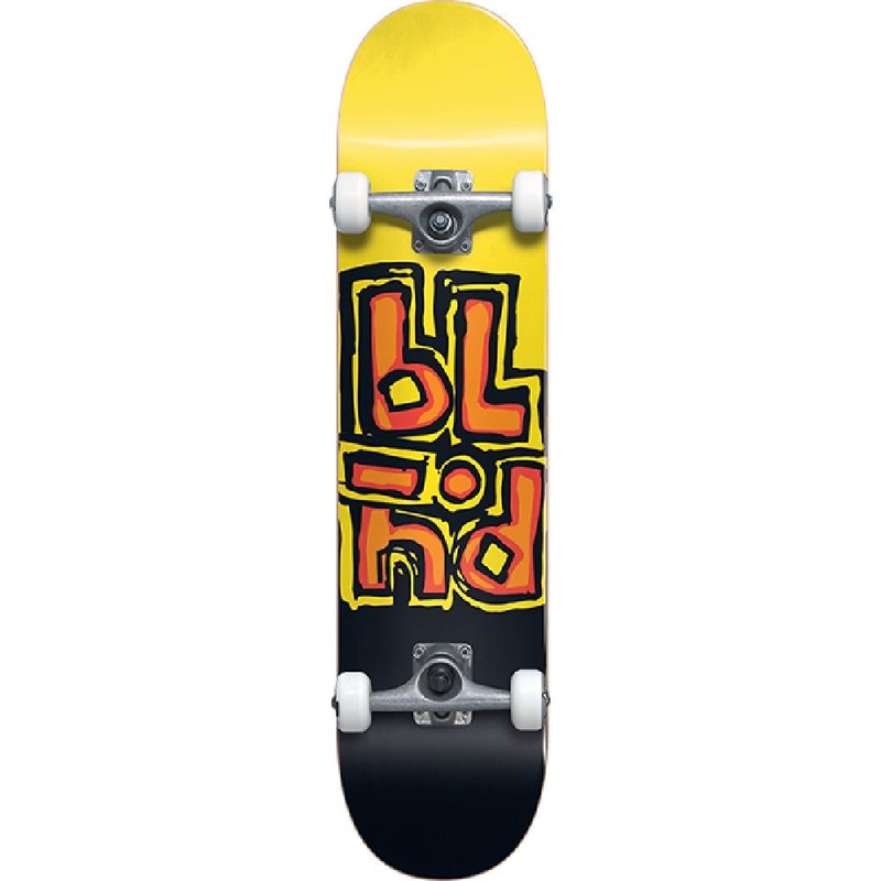 Blind OG Stacked Black/Yellow 7.5″ Skateboard Complete