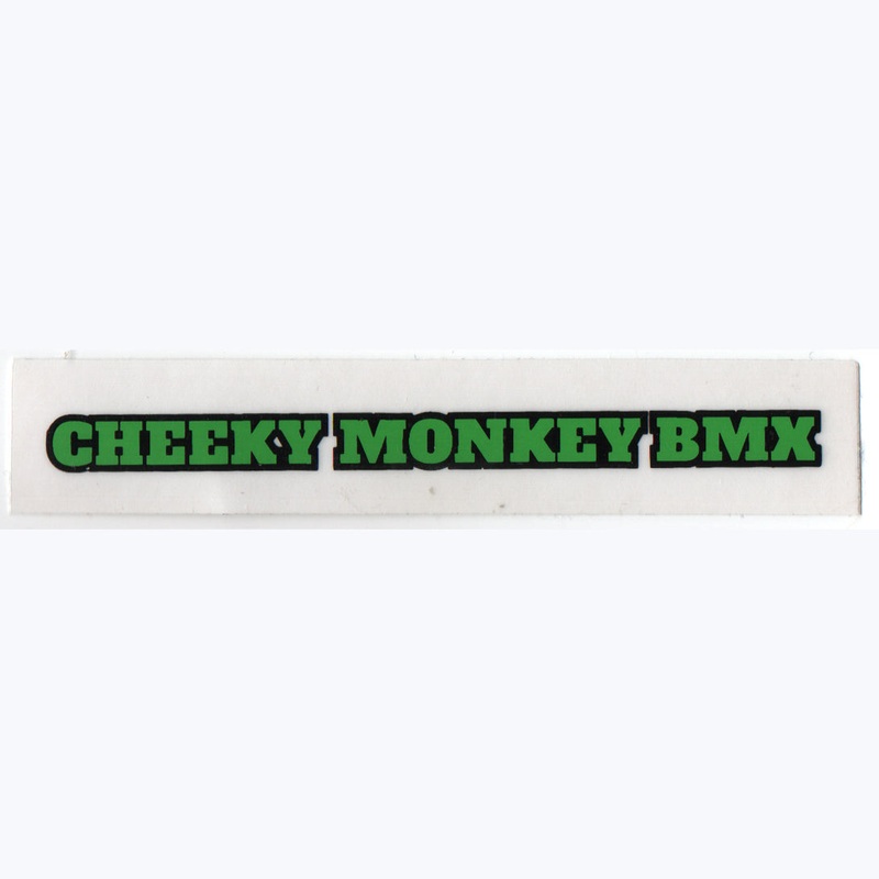 Cheeky Monkey BMX Sticker/ Decal – Green