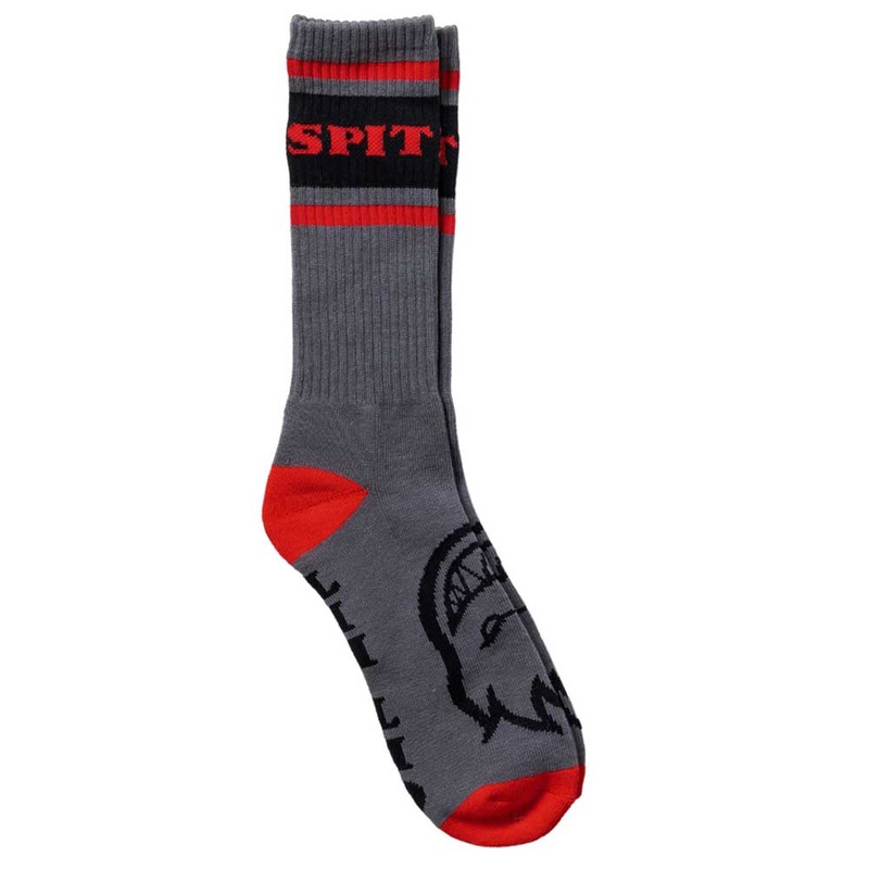 Classic 87 Charcoal Red Black Spitfire Socks