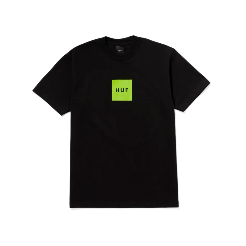 Huf Set Box Tee – Black Medium
