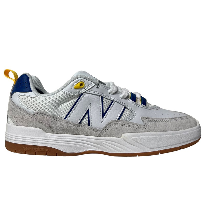New Balance NM 808 Tiago White Blue Suede Leather Shoes 8