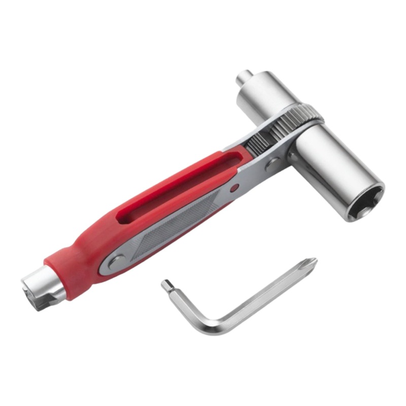 Prime8 Premium Skate Tools #1 Ratchet Red Multi-Purpose Skate Tool OS
