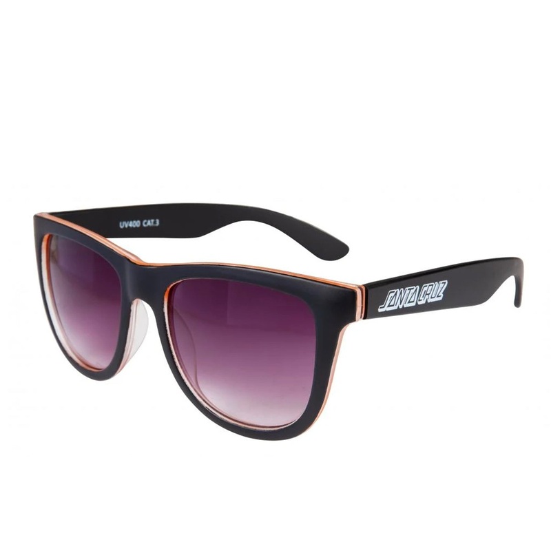 Santa Cruz Bench Sunglasses – Black / Orange