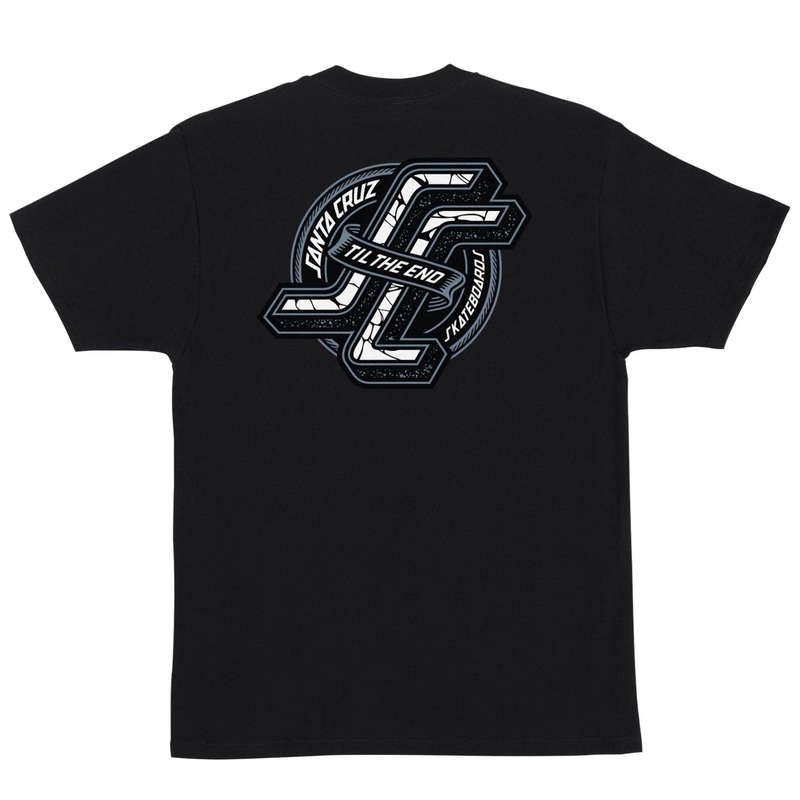 SANTA CRUZ SKATEBOARDS OG T-SHIRT BLACK M