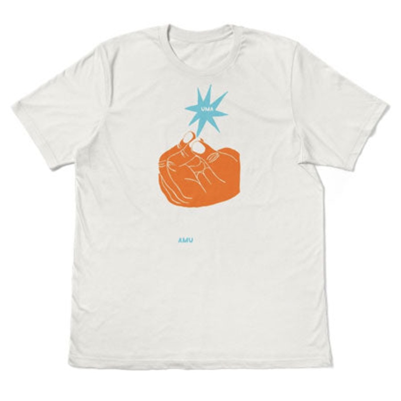UMA Landsleds Snap T Shirt Natural White Extra Large