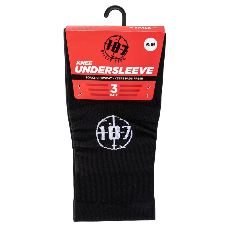 187 Knee Undersleeve Black S/M