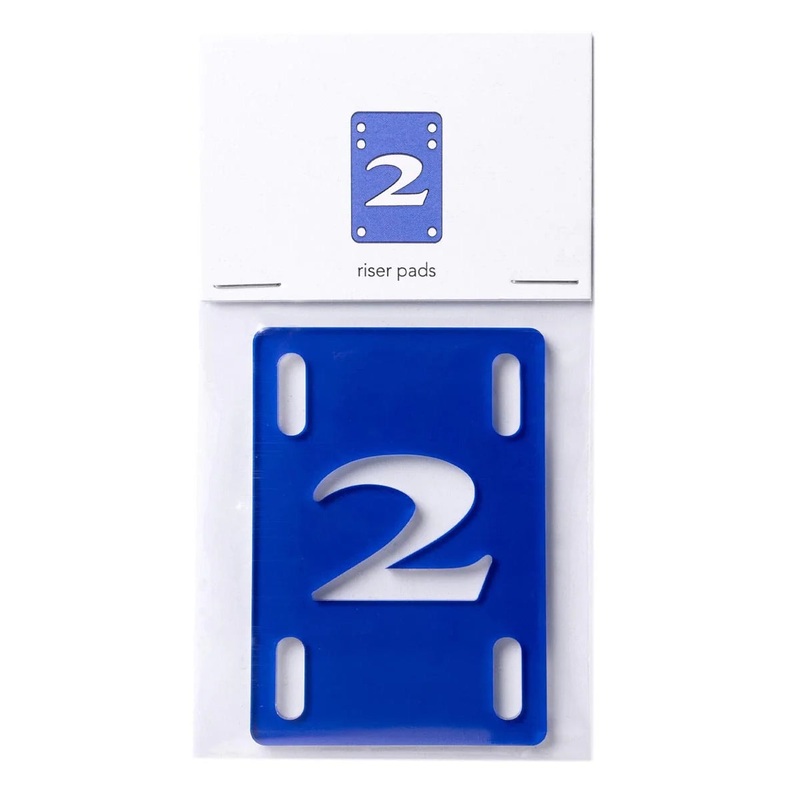 2 Riser Pads Blue 1/8″