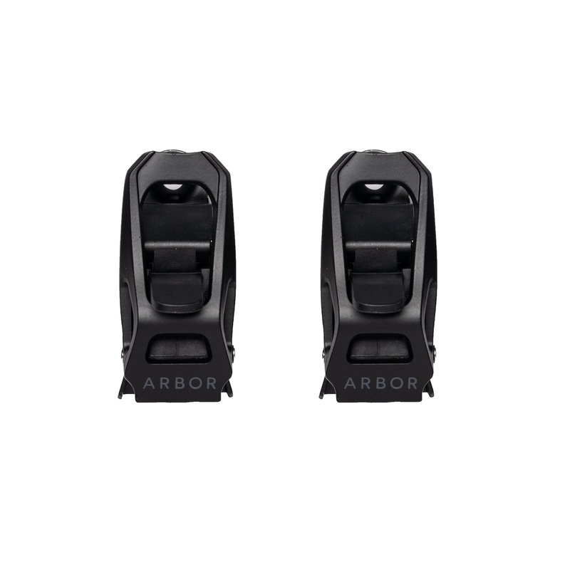 Binding Black Ankle Buckle Pair