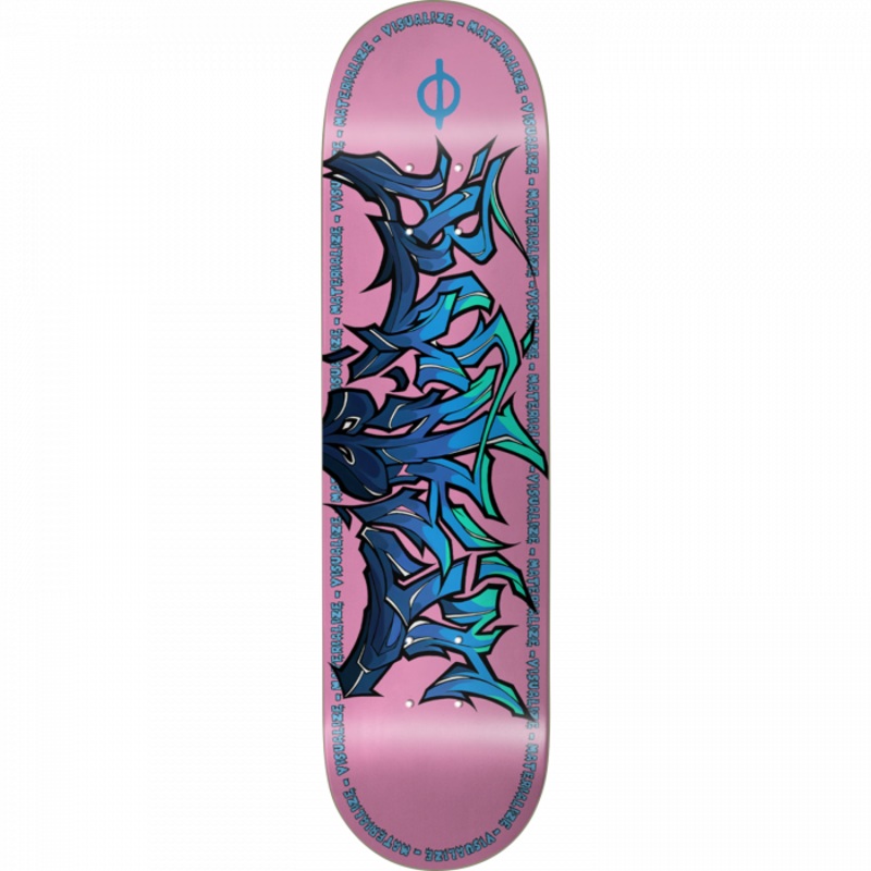 BURNKIT TAGGER DECK-8.25 PINK/BLUE