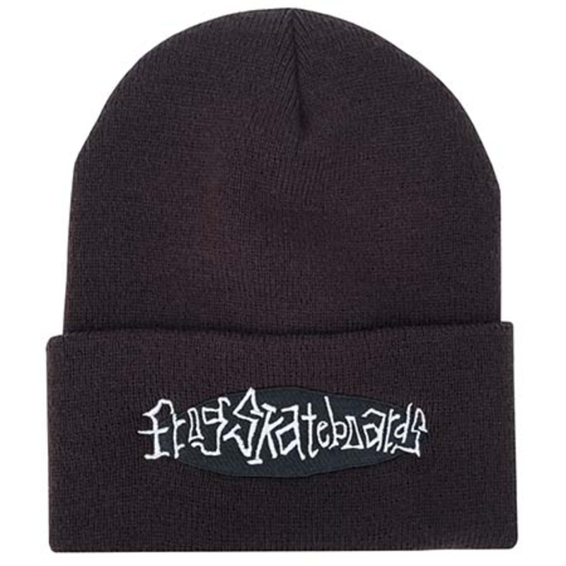Frog Skateboards Oval Logo Beanie Brown One size fits all