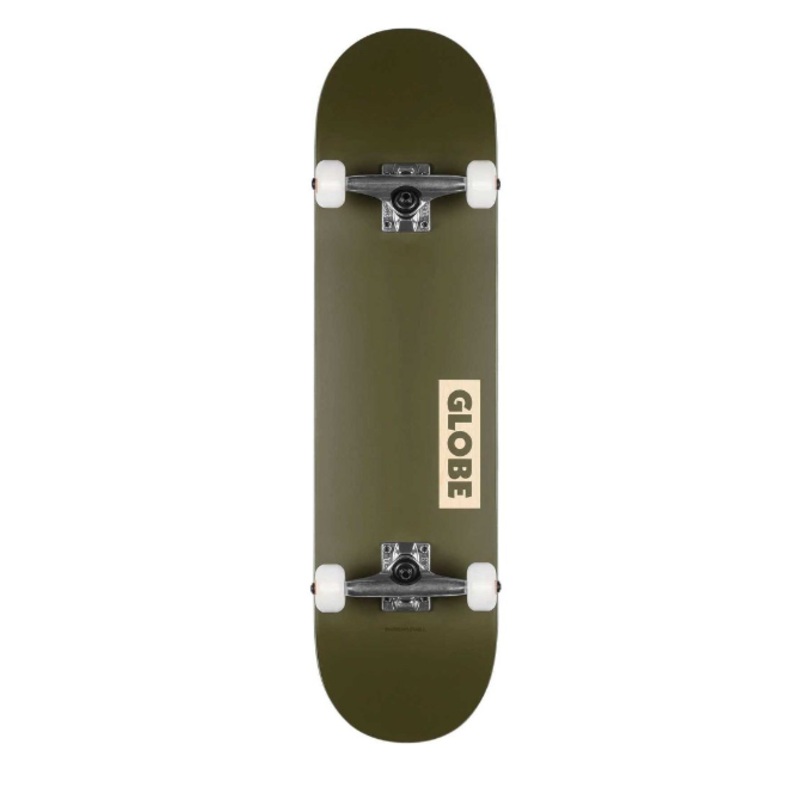 Globe Goodstock Fatigue Green Complete 8.25 in 8.25 in