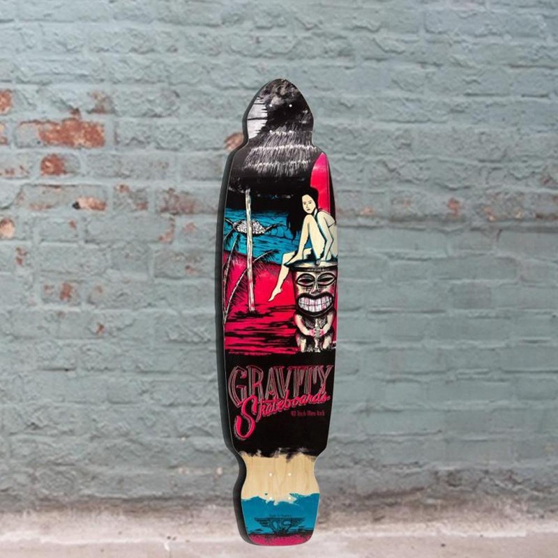 Gravity Mini Kick 40″ Mai Tai Red Longboard