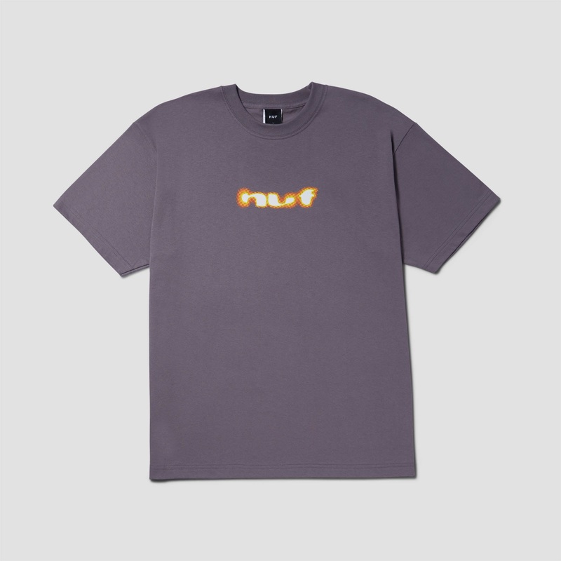 HUF Blur T-Shirt Light Plum Small