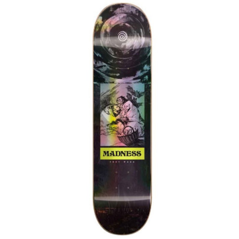 Madness Trey Wood The Gift Super Sap R7 Holographic Skateboard Deck 8.25″ 8.25″