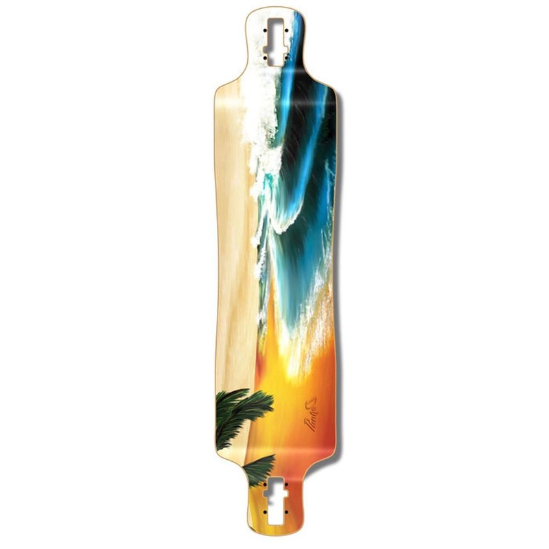 Punked Lowrider Beach Longboard Deck Deck