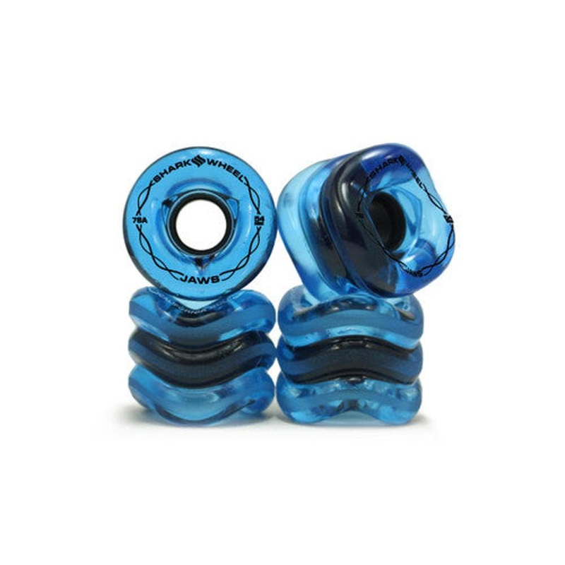 Shark Wheel Transparent Sapphire Jaws 54mm/78a Skateboard Wheels
