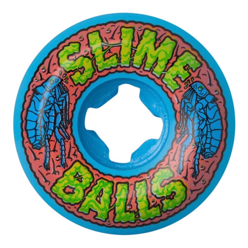 Slime Balls Flea Balls Speed Balls Blue 99a Skateboard Wheels 53mm 53mm Blue