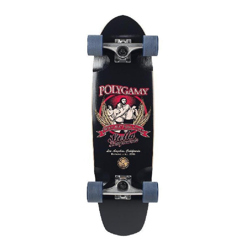 Stella Beer Runner Polygamy Longboard 29″ Cruiser Complete