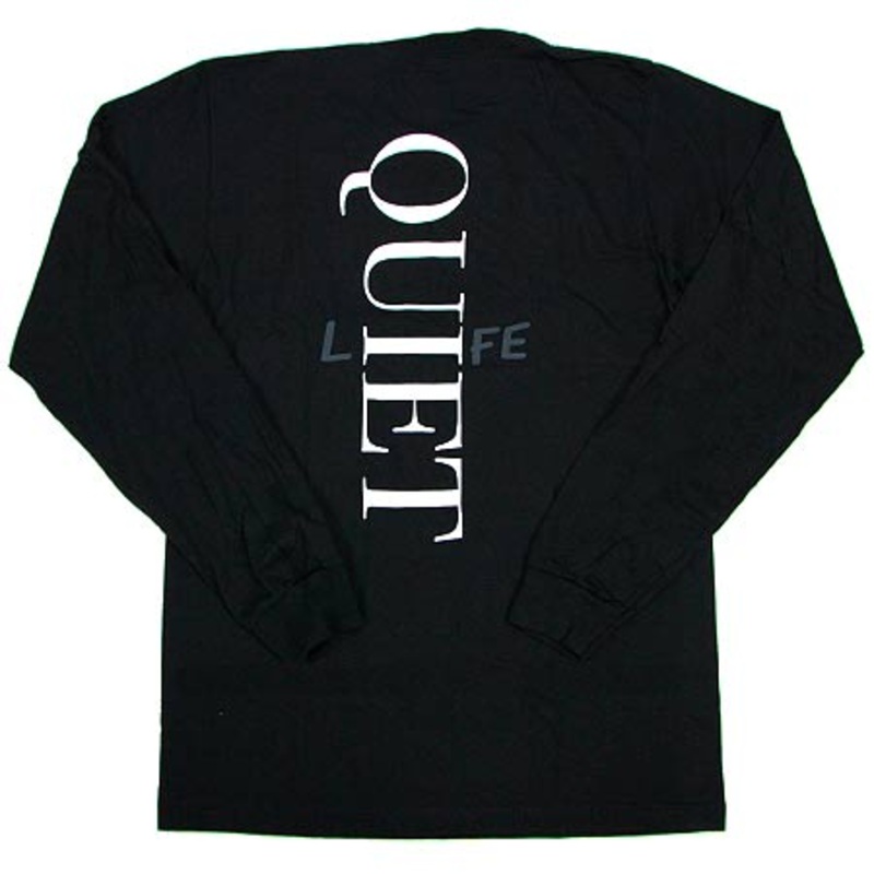 The Quiet Life Bodoni Long Sleeve T Shirt Black Extra Large
