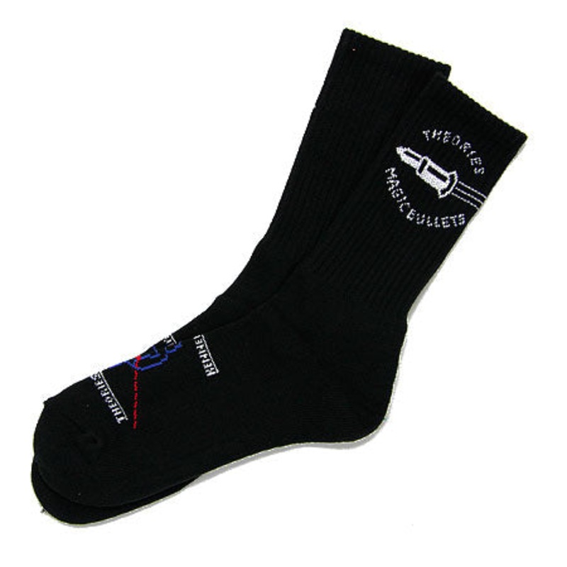 Theories Magic Bullet Crew Socks Black One size fits all