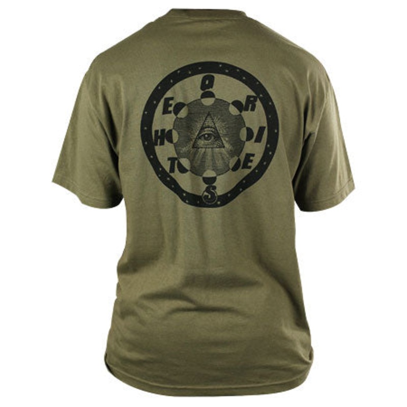 Theories Morning Star Heavy Duty T Shirt Olive Large
