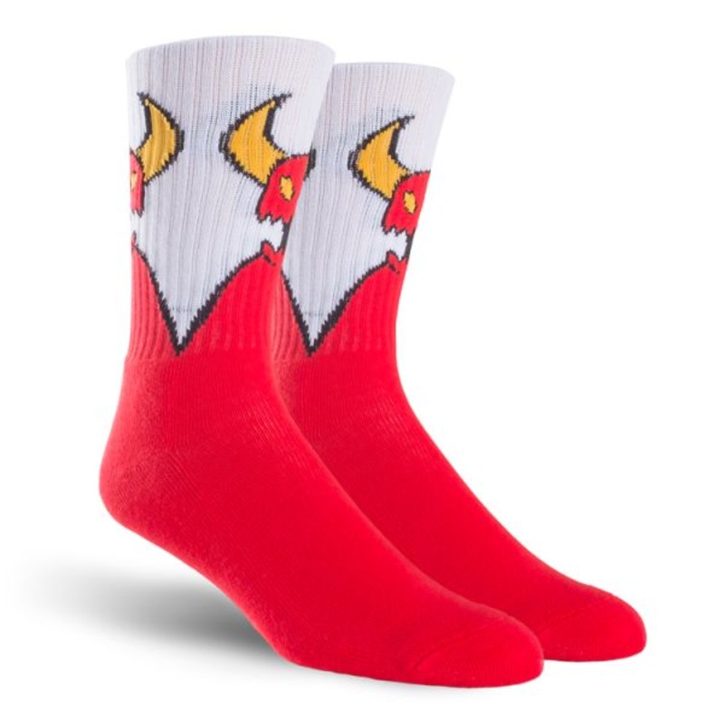 Toy Machine Sketchy Monster Red/White Socks Sketchy Monster Red/White One Size