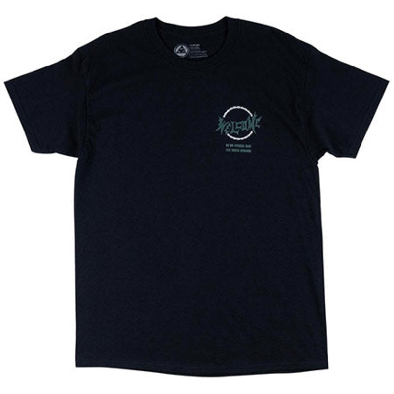 Welcome Skateboards Tali Chain T Shirt Black Medium