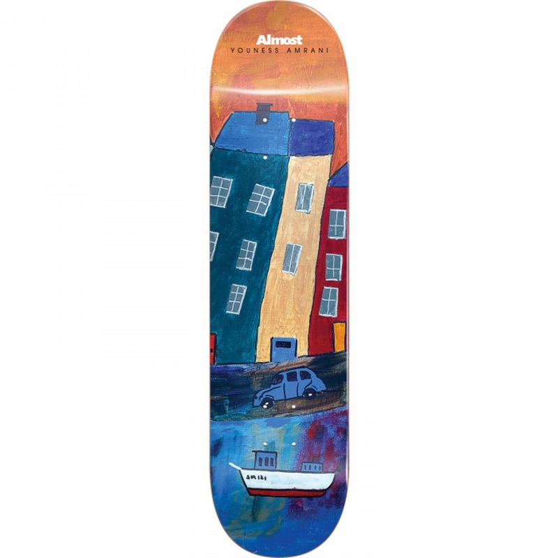 Almost Amrani Places/Left R7 8.0″ Skateboard Deck Deck