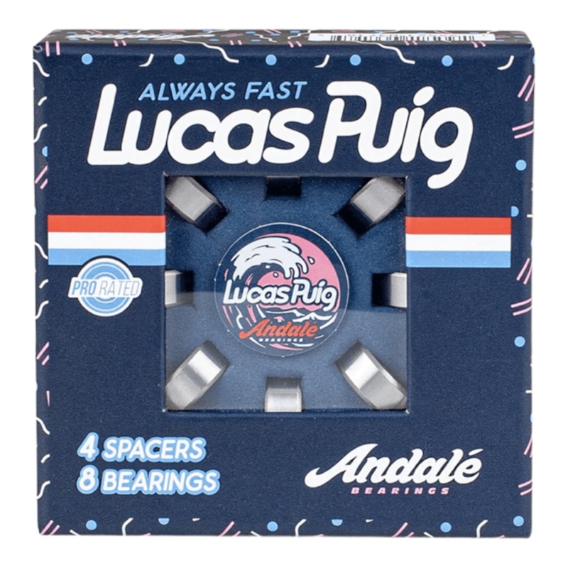 Andale Bearings Lucas Puig Pro Rated Set of 8 OS