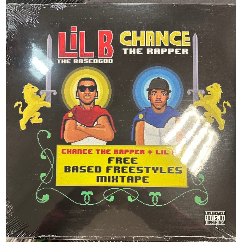 Chance The Rapper, Lil B  Chance The Rapper + Lil B = Free Based Freestyles Mixtape 2xLP Vinyl LP Record *Unofficial Release*