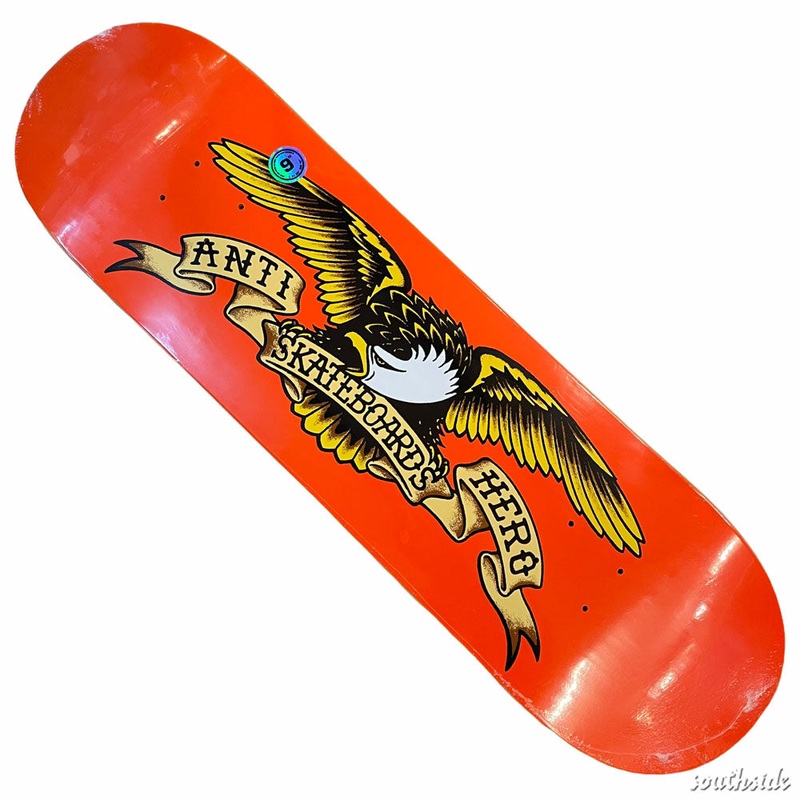 Classic Eagle Orange 9×33.1 Anti Hero Skateboards Deck