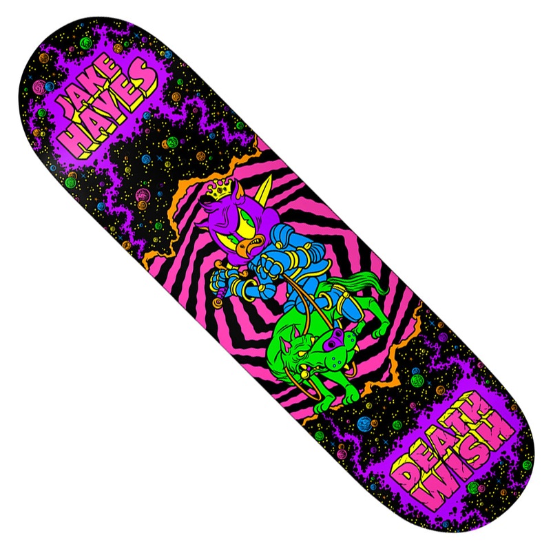 Deathwish Jake Hayes Lords of The Underworld Deck Multicolor 8.25 x 31.5 WB:14.25