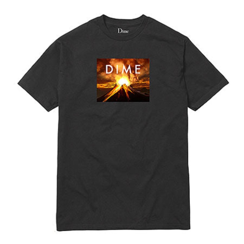 Dime Volcano T Shirt Charcoal Large