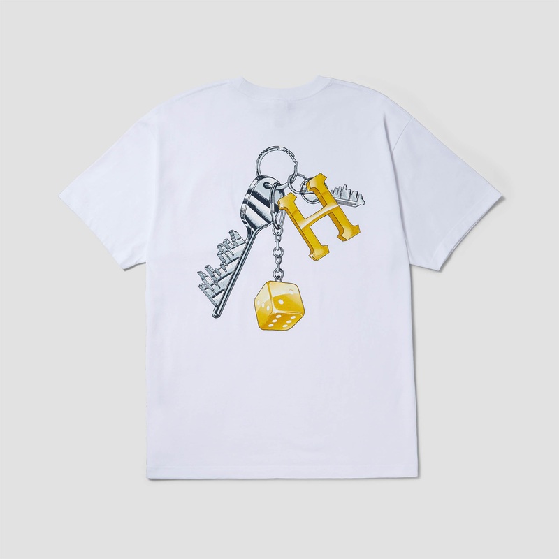 HUF Keys To The City T-Shirt White Small