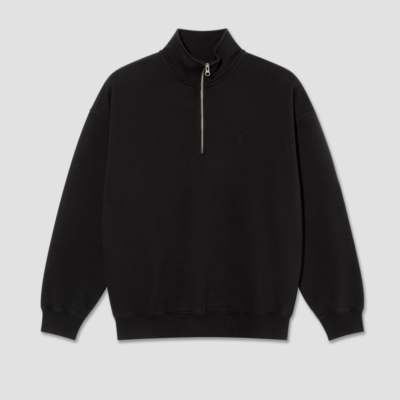 Polar Frankie Half Zip Sweater Crew Black X-Small