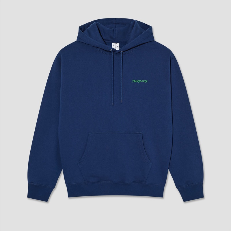 Polar Surf Logo Dave Hoodie Deep Royal Blue X-Small